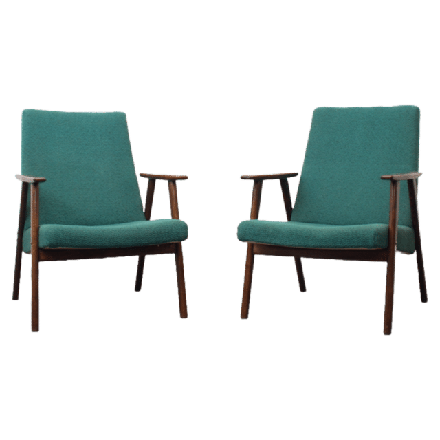 Groene Fauteuil Set